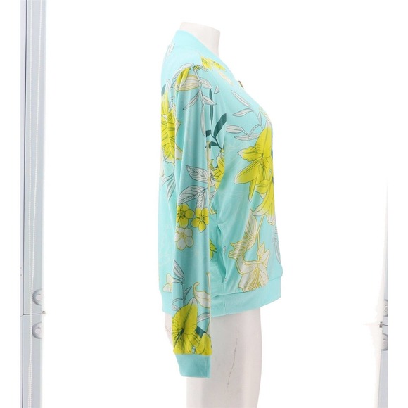 IMAN Global Chic Reversible Stretch Knit Bomber Jacket Size 3X w/Free Shipping!! - Picture 7 of 8